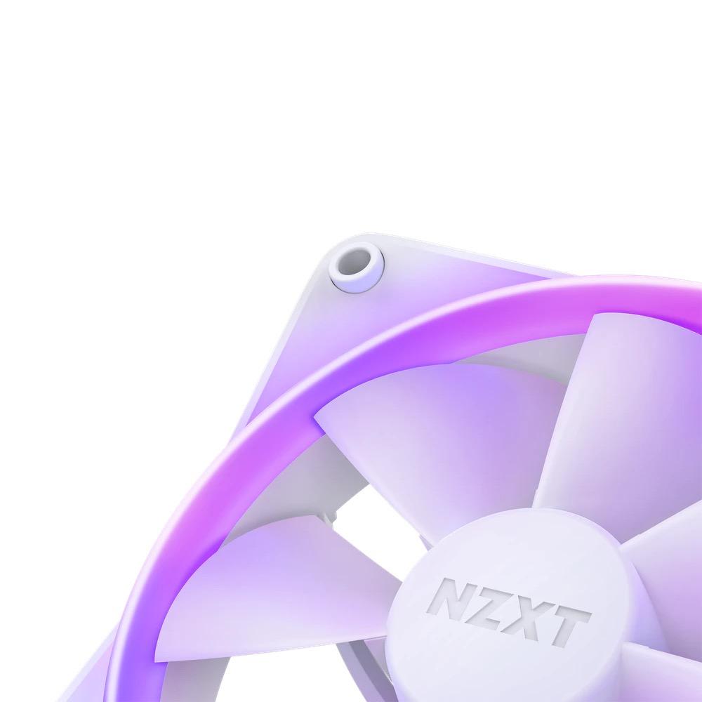 Комплект вентилатори NZXT F120 RGB White 3 броя и NZXT RGB контролер 3