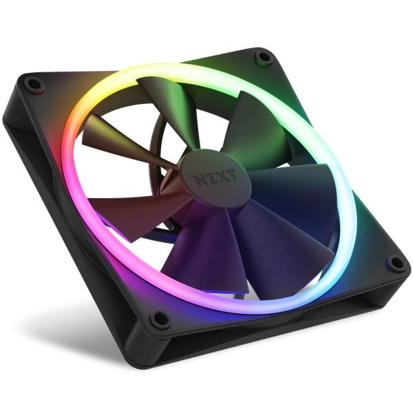 Комплект вентилатори NZXT F140 RGB Black 2 броя и NZXT RGB контролер 2