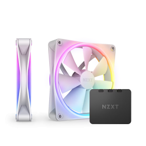 Комплект вентилатори NZXT F140 RGB Duo White 2бр, RGB Контролер 1