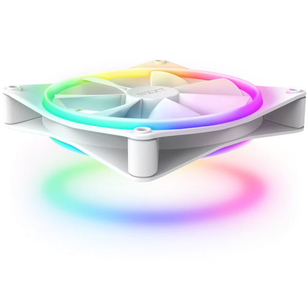 Комплект вентилатори NZXT F140 RGB Duo White 2бр, RGB Контролер 2