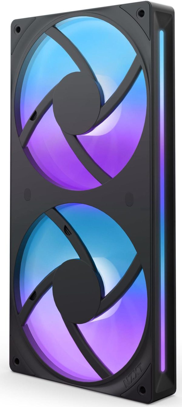 Комплект вентилатори NZXT F240 Black RGB Core 2