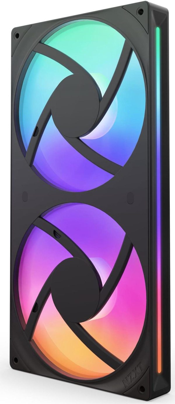 Комплект вентилатори NZXT F280 Black RGB Core 2