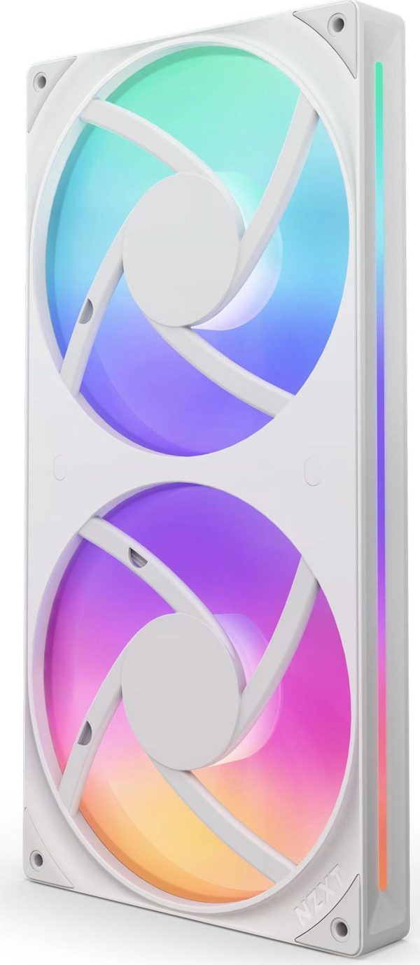 Комплект вентилатори NZXT F280 White RGB Core 2