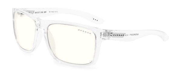 Компютърни очила GUNNAR Intercept Crystal, Clear, Бял 1