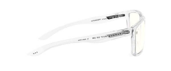 Компютърни очила GUNNAR Intercept Crystal, Clear, Бял 3