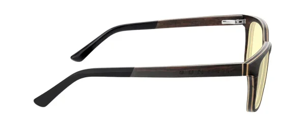 Компютърни очила GUNNAR Muir Ebony (wood), Amber 7