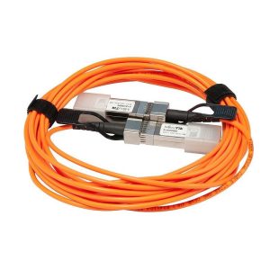 Комуникационен кабел Mikrotik S+AO0005, SFP+direct attach active optics cable, 5m 1