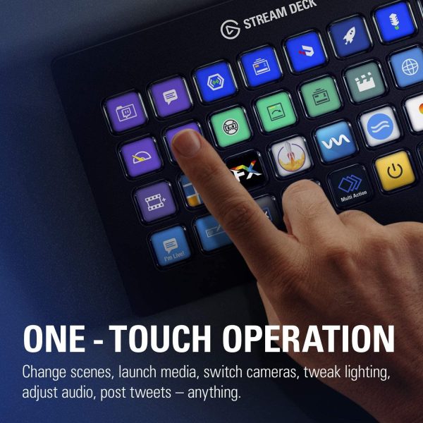 Контролер Elgato Stream Deck, 32 LCD бутона, черен 4