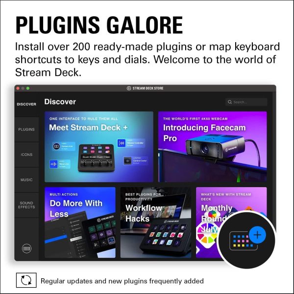 Контролер Elgato Stream Deck Plus 8