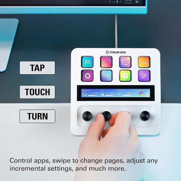 Контролер Elgato Stream Deck Plus White 3