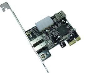 Контролер ESTILLO 1394AV 3+1 port 1394 FireWire PCI ex Host Adapter 1