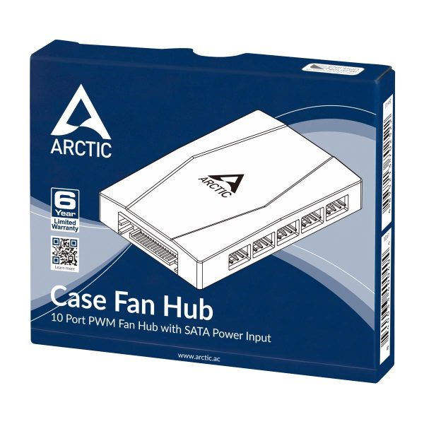 Контролер за вентилатори ARCTIC Case Fan PWM Hub 1 to 10 Port 7