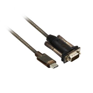 Конвертор ACT AC6002, USB-C мъжко - RS232 мъжко, 9 pin, 1.5 м, Черен 1