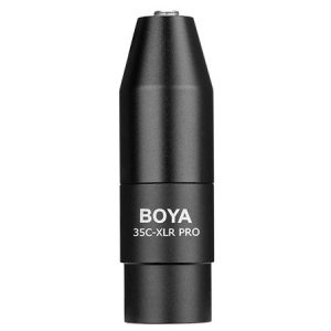 Конвертор BOYA 3.5mm TRS към XLR, 12-48V Phantom Power 35C-XLR Pro 1