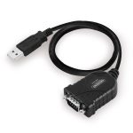 Конвертор Ewent USB -  RS232 9 пин мъжко, Черен 1