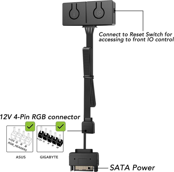 Конвертор EZDIY-FAB 12V към 5V RGB 6