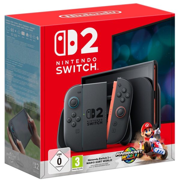 Конзола Nintendo Switch 2 + Mario Kart World 256GB - Black 1