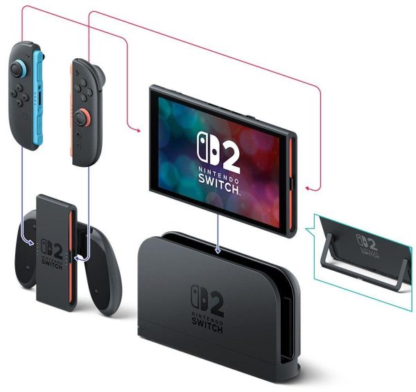 Конзола Nintendo Switch 2 + Mario Kart World 256GB - Black 9
