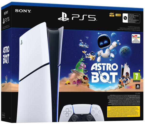 Конзола PlayStation 5 (Slim) Digital Edition - Astro Bot Bundle 1