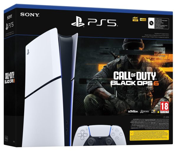 Конзола Sony PlayStation 5 (Slim) - Digital Edition - Call Of Duty Black Ops 6 Bundle 1
