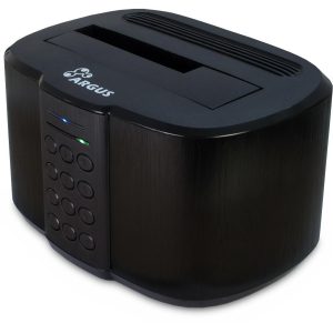 Криптираща докинг станция Inter-Tech Argus GD-PDLK02 за 2.5" или 3.5" SSD/HDD, 256-bit AES encryption 1