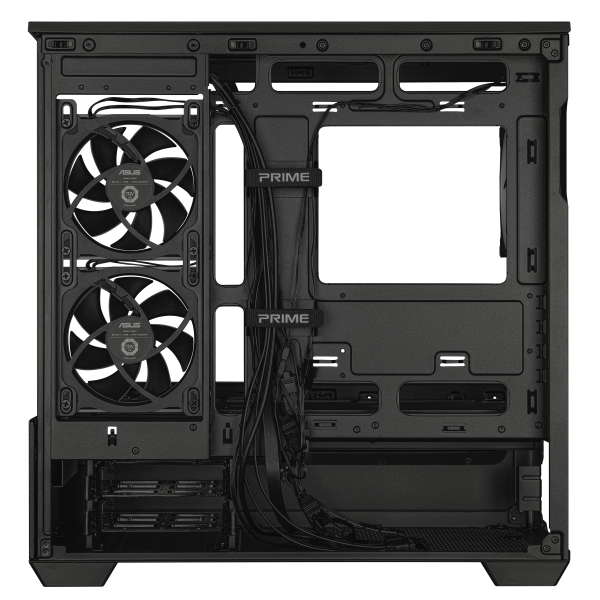 Кутия ASUS Prime AP202 ARGB mATX + 3 ARGB Вентилатора - Black 11