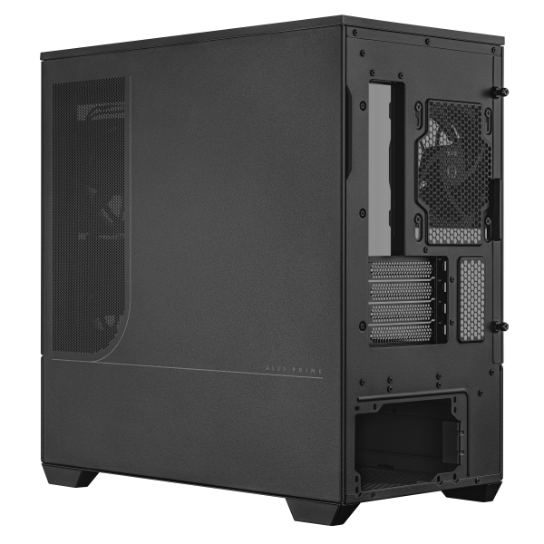 Кутия ASUS Prime AP202 ARGB mATX + 3 ARGB Вентилатора - Black 12