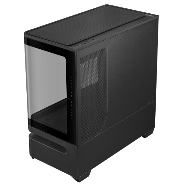 Кутия ASUS Prime AP202 ARGB mATX + 3 ARGB Вентилатора - Black 5
