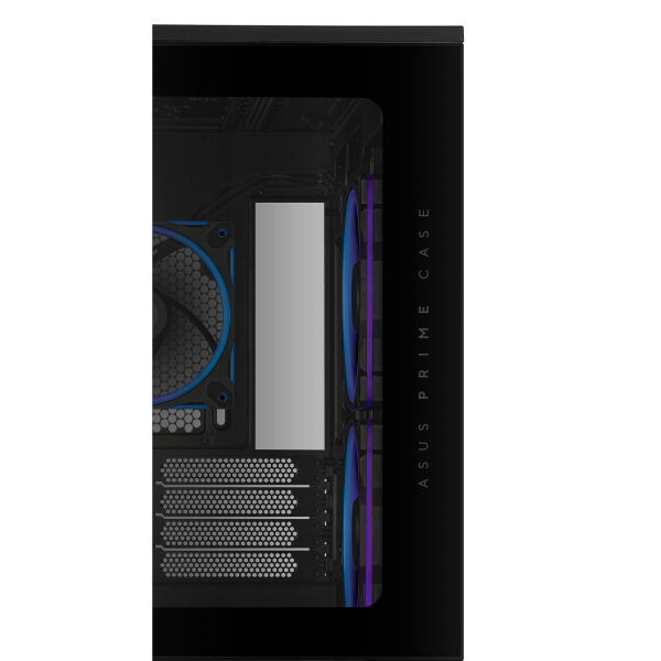 Кутия ASUS Prime AP202 ARGB mATX + 3 ARGB Вентилатора - Black 7
