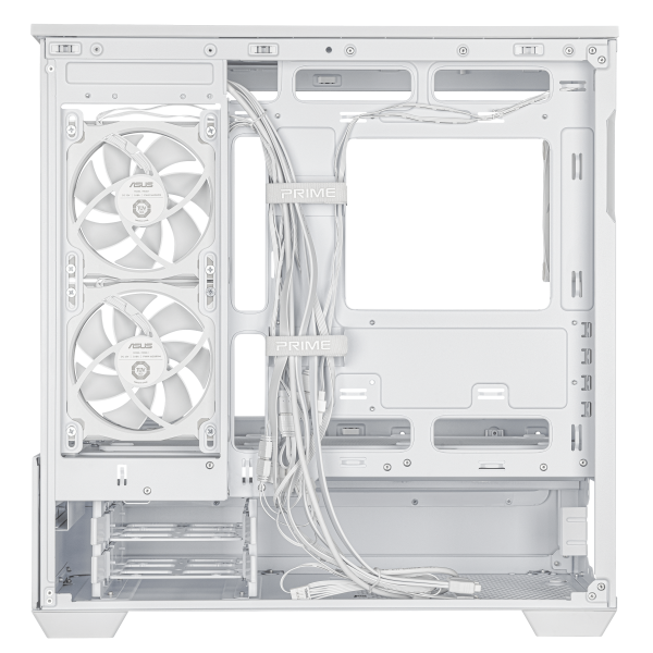Кутия ASUS Prime AP202 ARGB mATX + 3 ARGB Вентилатора - White 10