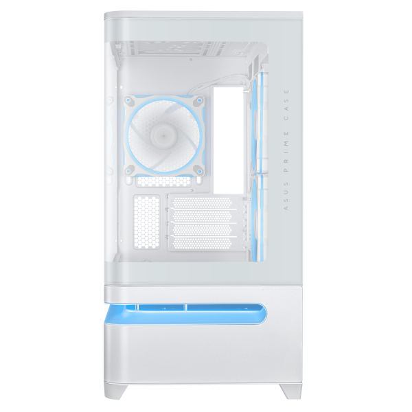 Кутия ASUS Prime AP202 ARGB mATX + 3 ARGB Вентилатора - White 4