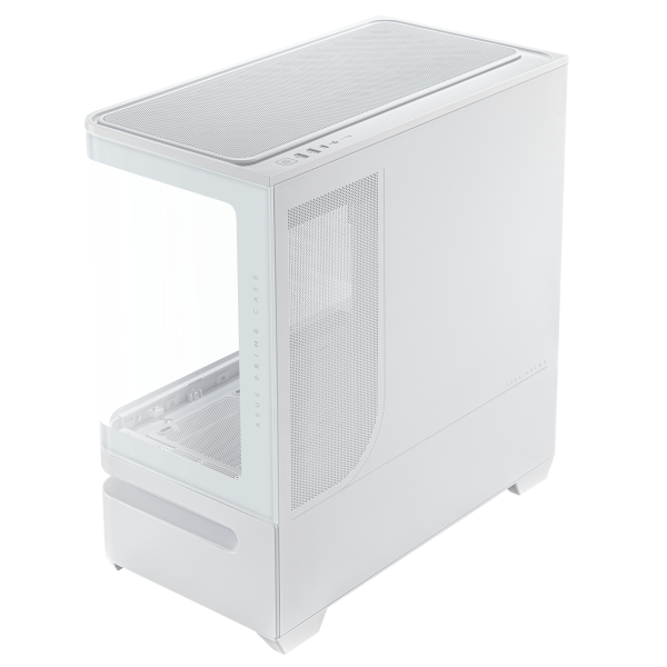 Кутия ASUS Prime AP202 ARGB mATX + 3 ARGB Вентилатора - White 5