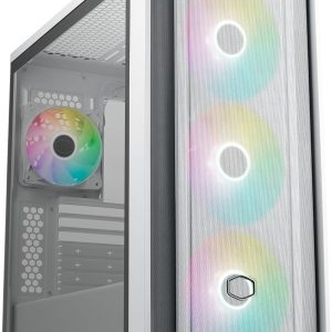 Кутия CoolerMaster MasterBox 600 - White ARGB 1