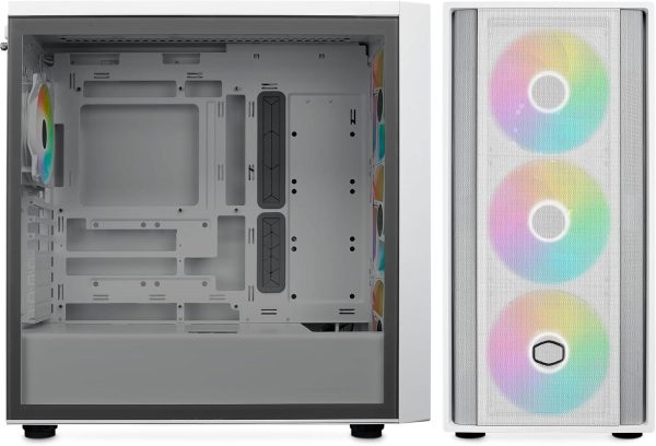 Кутия CoolerMaster MasterBox 600 - White ARGB 3