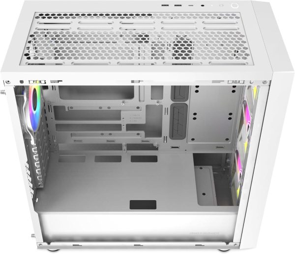 Кутия CoolerMaster MasterBox 600 - White ARGB 5