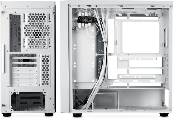Кутия CoolerMaster MasterBox 600 - White ARGB 6