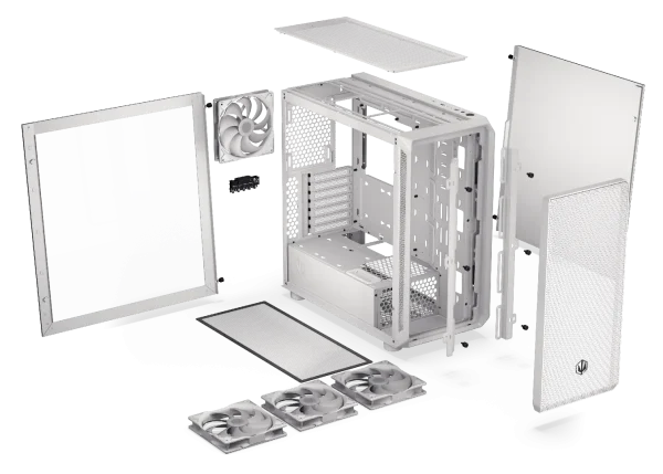Кутия ENDORFY ARX 700 ARGB White - Middle Tower 15