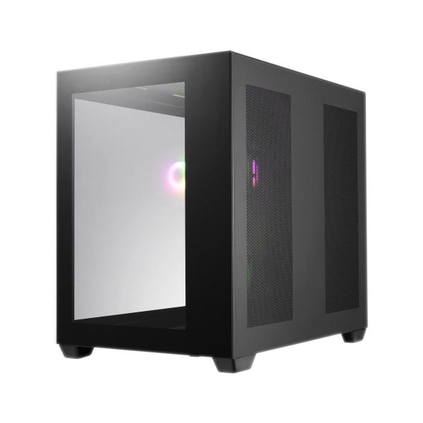 Кутия FSP CMT380 Black ARGB TG, ATX Mid Tower, Черна 2