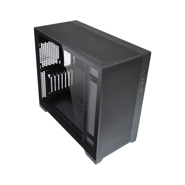 Кутия FSP CMT580B Mesh TG E-ATX Mid Tower, Черна 2