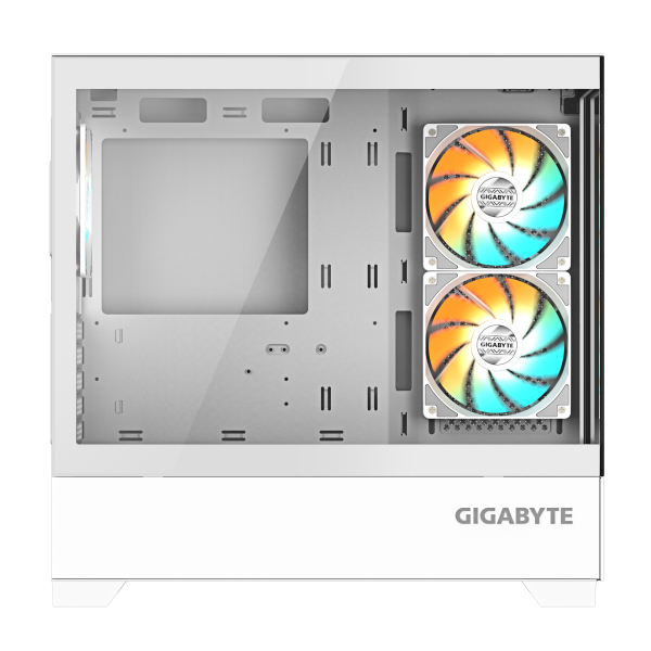 Кутия GIGABYTE C201 PANORAMIC ICE + 3 ARGB Вентилатора 4