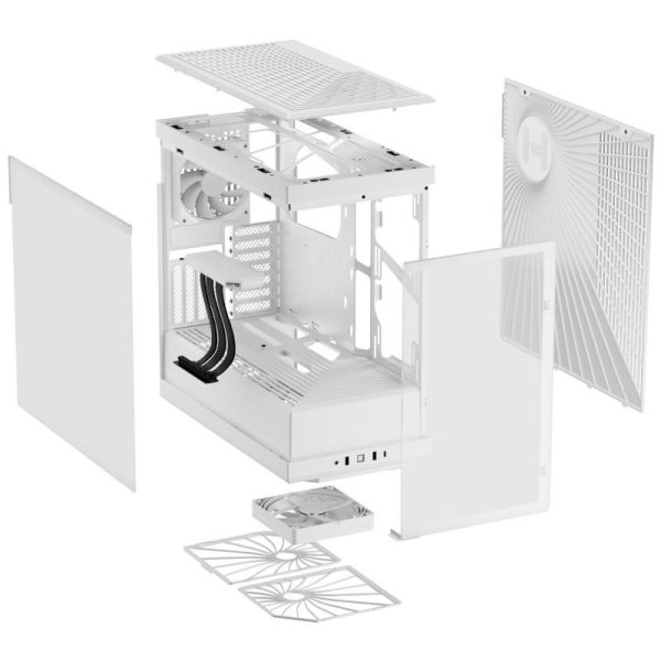 Кутия HYTE Y40 Tempered Glass, Mid-Tower, Бяло 6