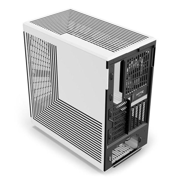 Кутия HYTE Y40 Tempered Glass, Mid-Tower, Бяло и Черно 4