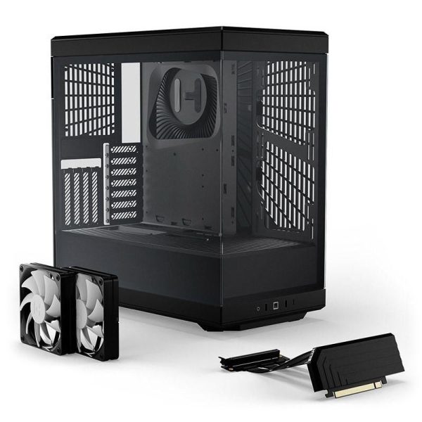 Кутия HYTE Y40 Tempered Glass, Mid-Tower, Черна, Стъклени панели 2