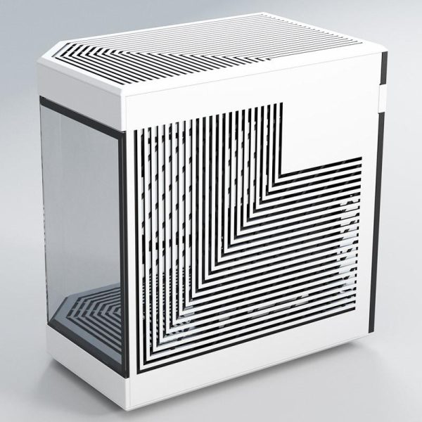 Кутия HYTE Y60 Tempered Glass, Mid-Tower, Бяло и Черно 5