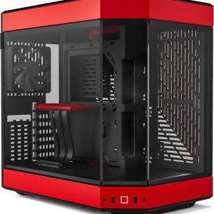 Кутия HYTE Y60 Tempered Glass, Mid-Tower, Черно и Червено 1