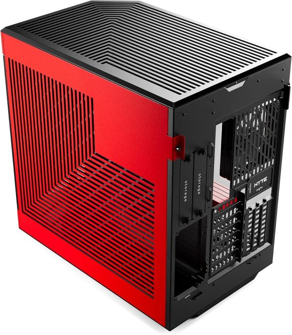 Кутия HYTE Y60 Tempered Glass, Mid-Tower, Черно и Червено 5