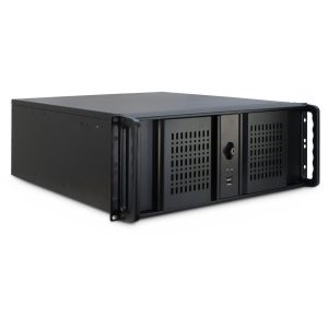 Кутия InterTech 4U-4098-S, 4U, 19", Чернa 1