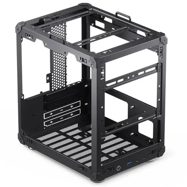 Кутия Jonsbo C6 Mesh, mATX, Black 3
