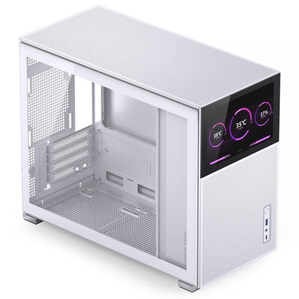 Кутия Jonsbo D31 Mesh Screen TG, mATX, Бял 2