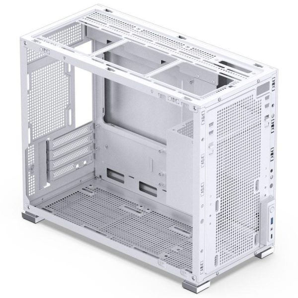 Кутия Jonsbo D31 Mesh Screen TG, mATX, Бял 8